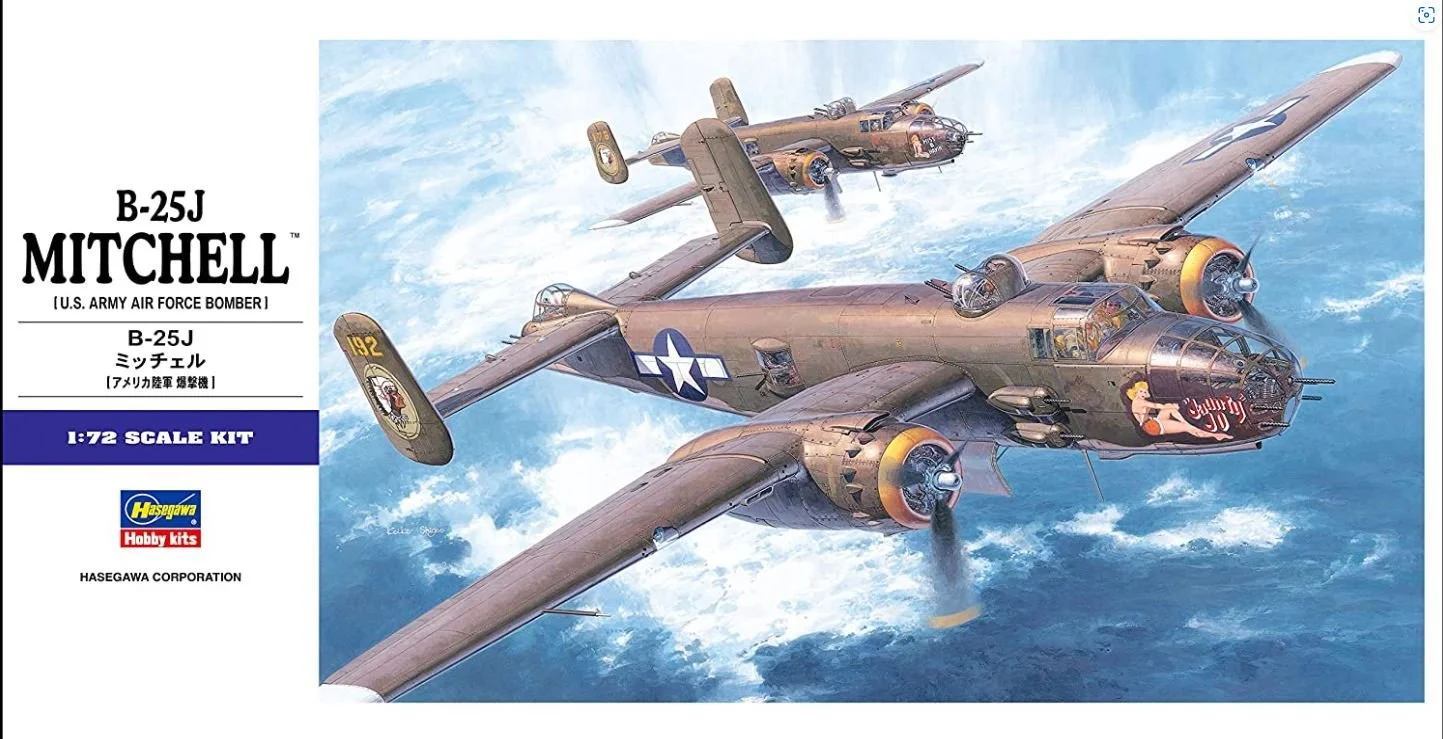 Hasegawa 1:72 USAAF North American B-25J Mitchell Bomber