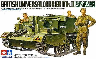 Tamiya TA35175 Universal (Bren) Gun Carrier Mk.II European Campaign. Includes 5 figures
