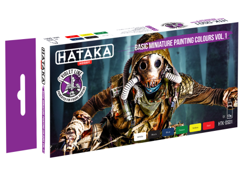 HTK-DS01 Basic Miniature Painting Colours vol. 1