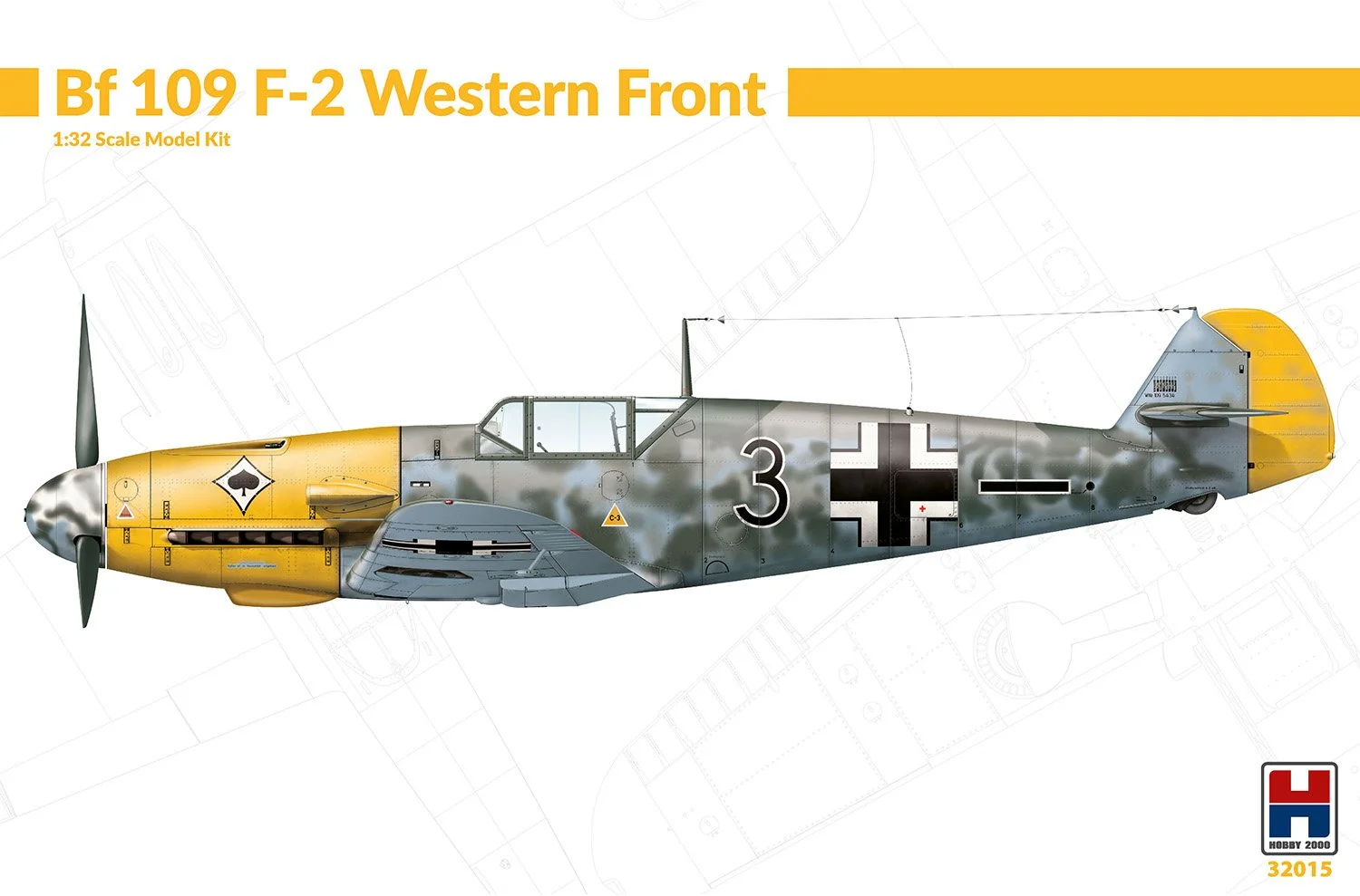 Hobby 2000 1/32 Messerschmitt Bf-109F-2 Western Front Hasegawa + Cartograf + Masks + PE Parts