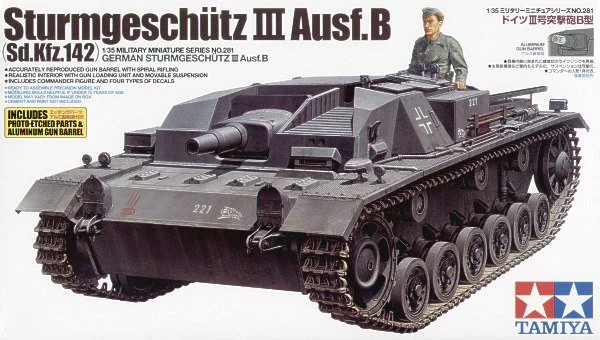 Tamiya TA35281 1/35 Sturmgeschutz/StuG.III Ausf.B Sd.Kfz.142