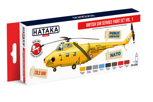 HTK-AS98 British SAR Service paint set vol. 1