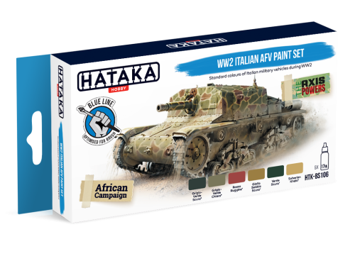 HTK-BS106 WW2 Italian AFV paint set