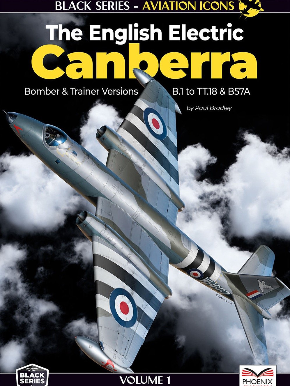 Phoenix Scale Publications English Electric Canberra part 1. The new book covers all the Canberra bomber canopy versions this includes over 15 variants and will include the Martin built B-57A.