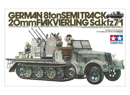 Tamiya TA35050 1/35 German Half-Track 20mm Flakvierling Sd.Kfz.7/1