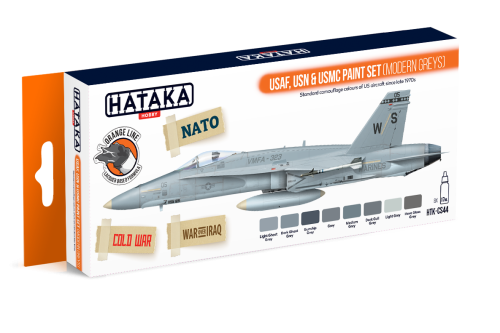 HTK-CS44 USAF, USN & USMC paint set (modern greys)