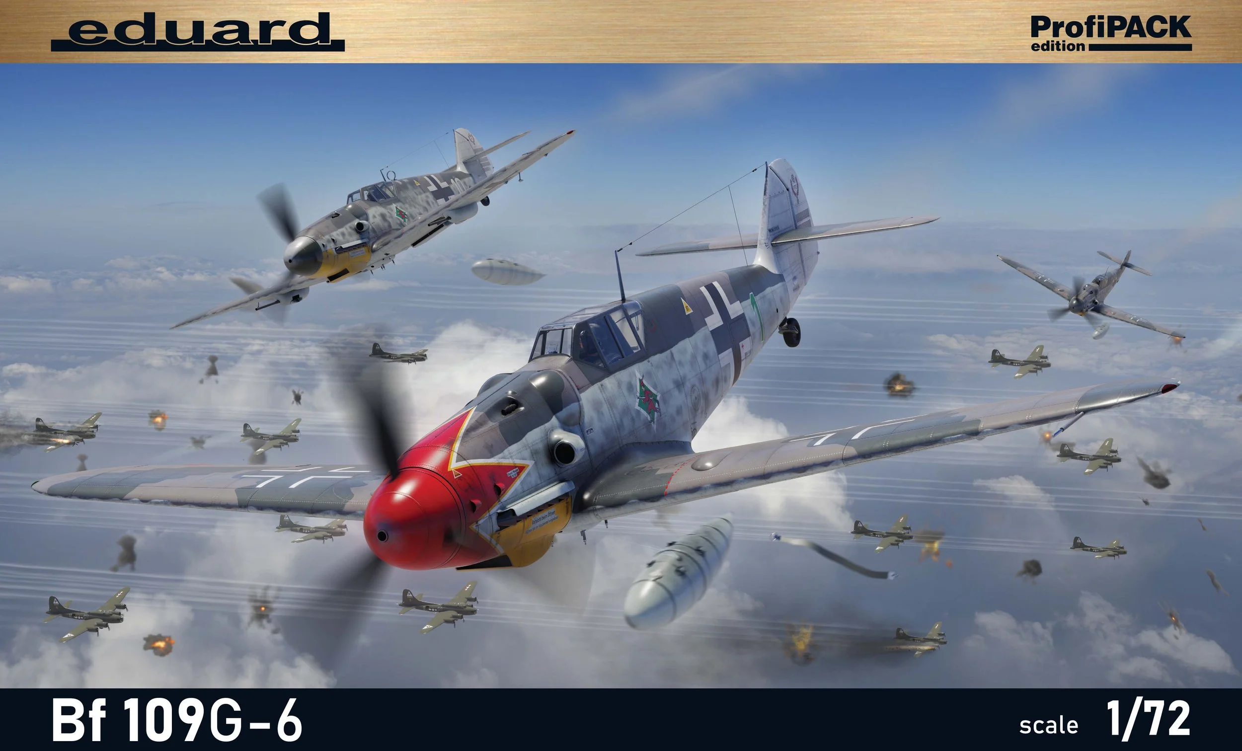 Eduard 1/72 Messerschmitt Bf-109G-6 The ProfiPACK edition