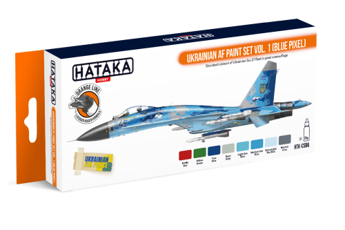 HTK-CS96 Ukrainian AF paint set vol. 1 (Blue Pixel)