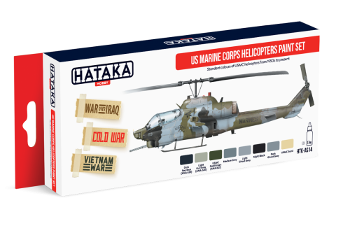 HTK-AS14 USMC Helicopters Paint Set
