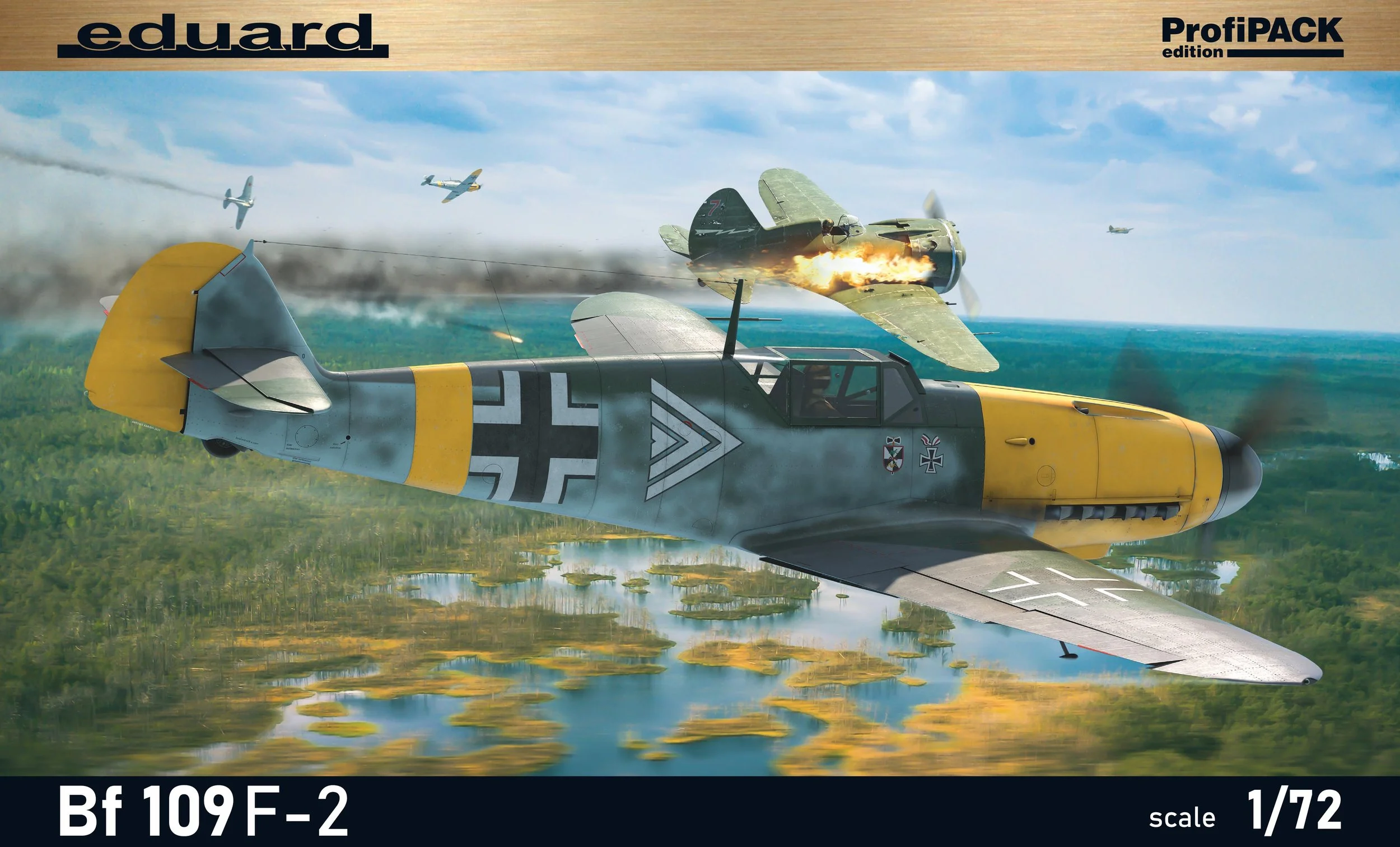 Eduard 1/72 Messerschmitt Bf-109F-2 The ProfiPACK edition