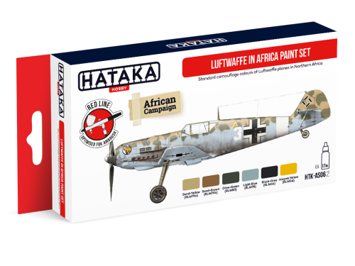 HTK-AS06.2 Luftwaffe in Africa paint set