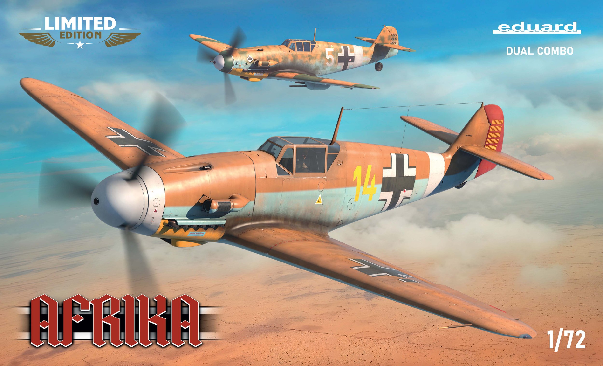 Eduard 1/72 AFRIKA The Limited edition kit of the German WWII fighter