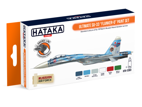 HTK-CS83 Ultimate Su-33 "Flanker-D" paint set