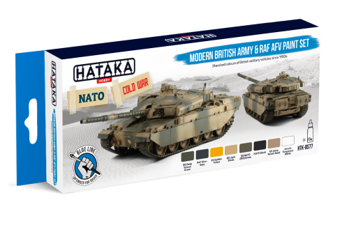 HTK-BS77 Modern British Army & RAF AFV paint set