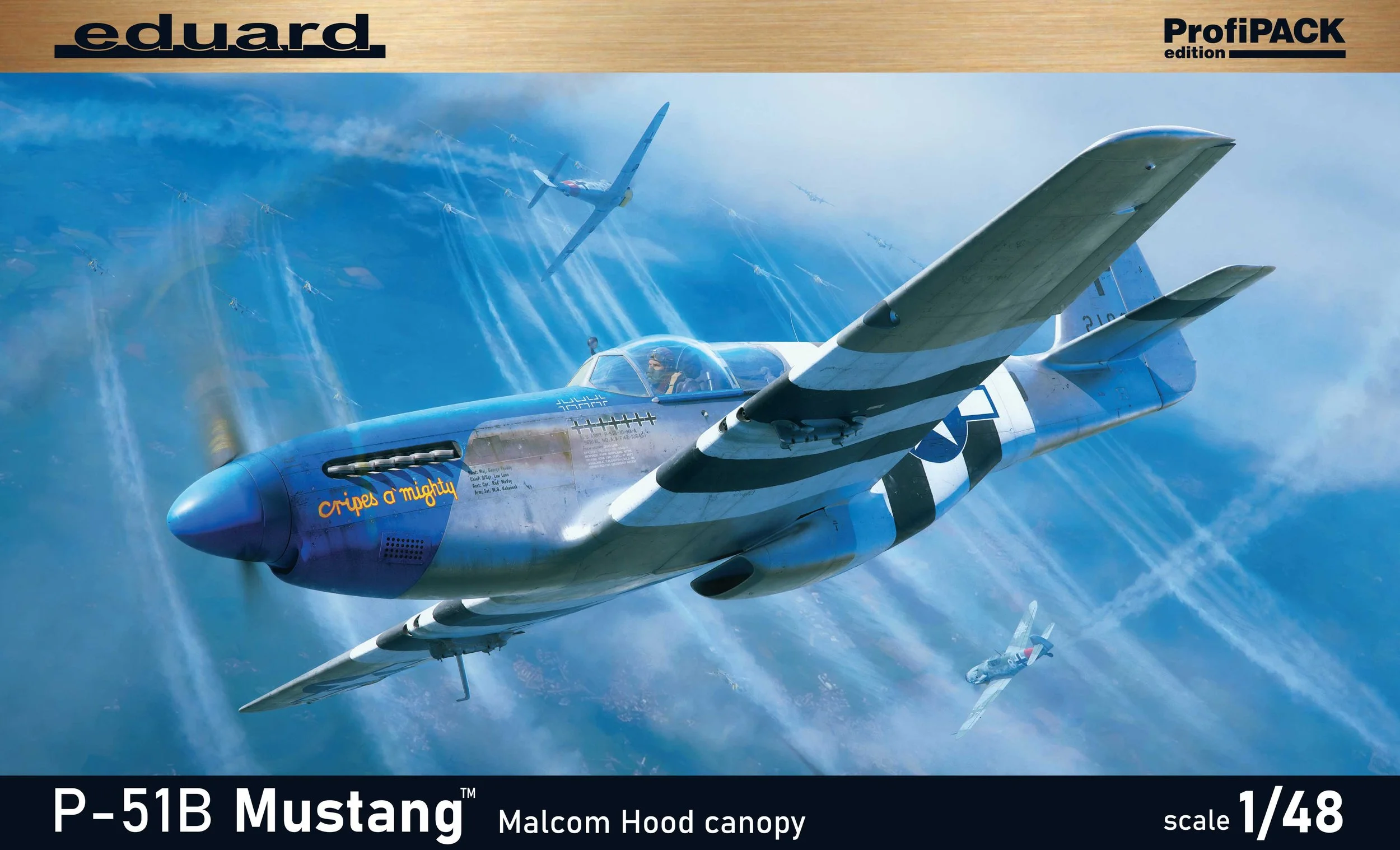 Eduard 1/48 North-American P-51B Mustang with the Malcolm Hood canopy EDUARD-PROFIPACK