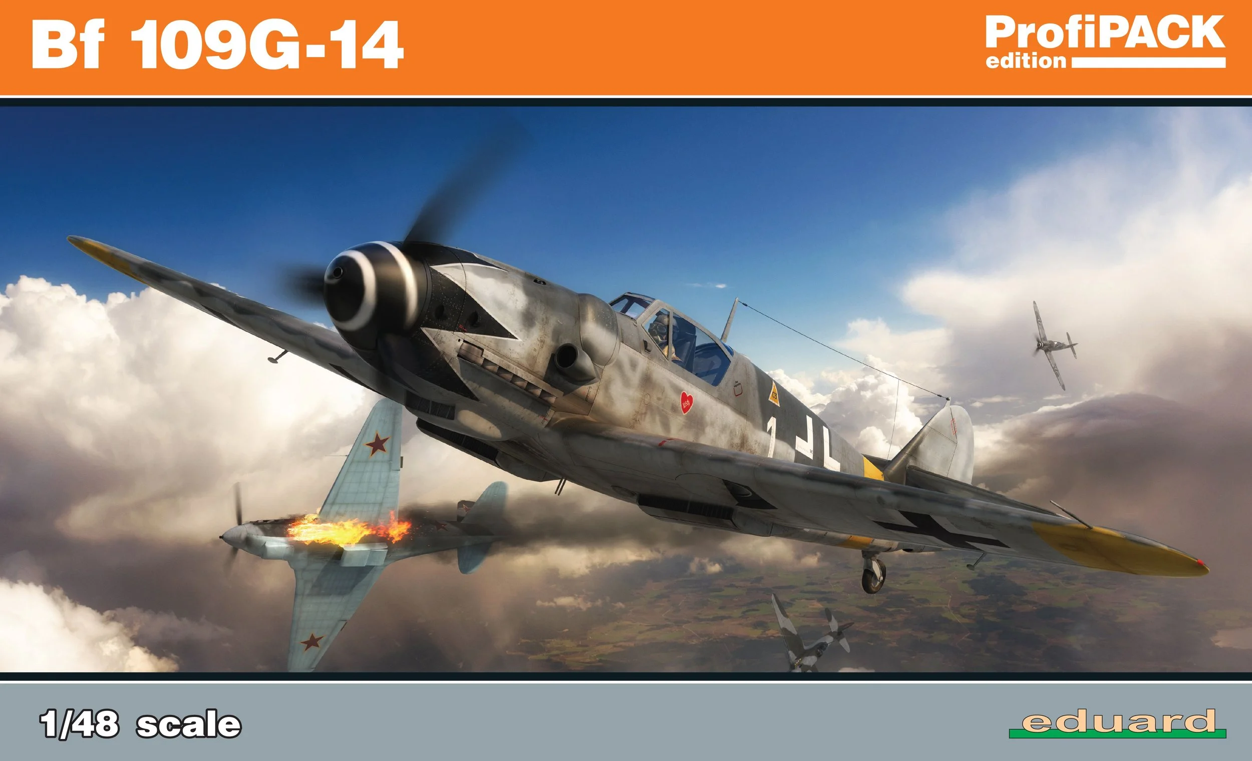 Eduard 1/48 Messerschmitt Bf-109G-14 1/48 ProfiPACK edition