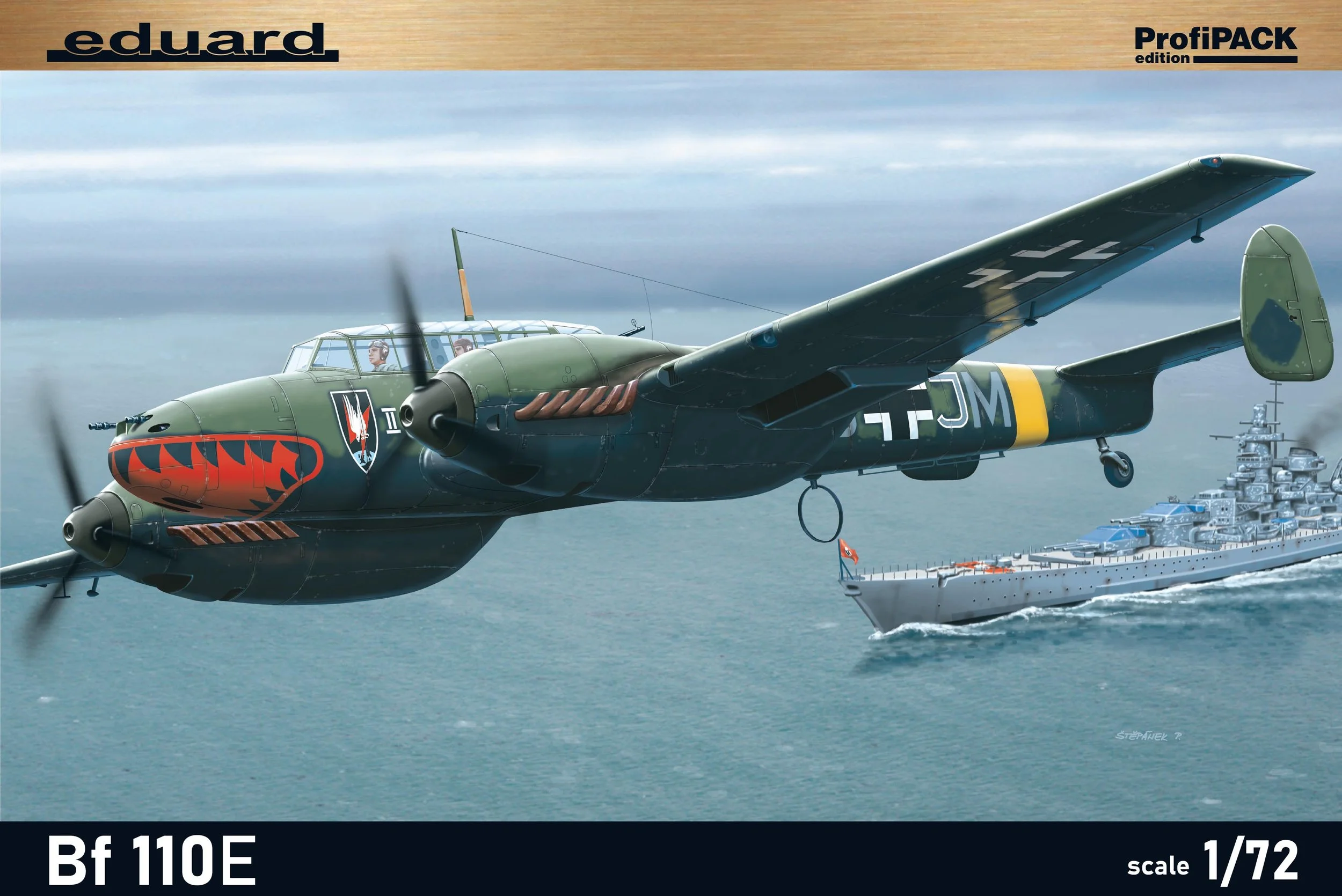 Eduard 1/72 Messerschmitt Bf-110E ProfiPACK edition kit