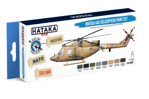 HTK-BS87 British AAC Helicopters paint set
