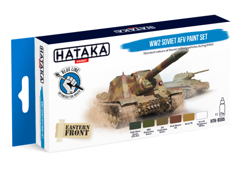 HTK-BS95 WW2 Soviet AFV paint set
