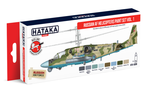 HTK-AS86 Russian AF Helicopters paint set vol. 1