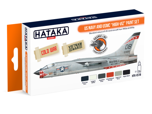HTK-CS18 US Navy and USMC "high-viz" Paint Set
