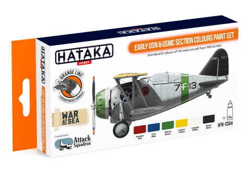 HTK-CS54 Early USN & USMC Section Colours paint set