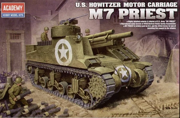 Academy 1/35 M7 Priest 105mm Howitzer Motor Carriage