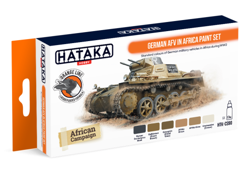 HTK-CS90 German AFV in Africa paint set