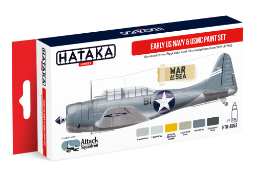 HTK-AS53 Early US Navy & USMC paint set