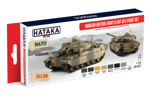 HTK-AS77 Modern British Army & RAF AFV paint set