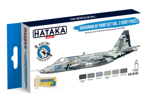 HTK-BS109 Ukrainian AF paint set vol. 2 (Grey Pixel)