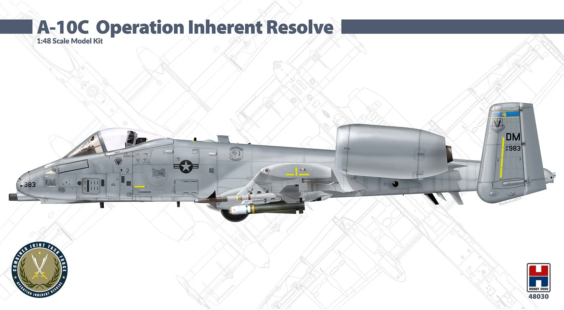 Hobby 2000 1/48 Fairchild A-10C Thunderbolt II Operation Inherent Resolve ex-ACADEMY + CARTOGRAF + MASKS
