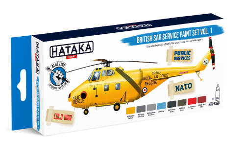 HTK-BS98 British SAR Service paint set vol. 1