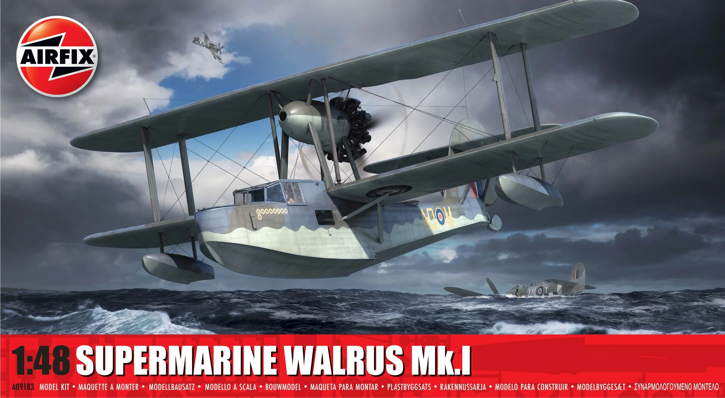Airfix AX09183 1/48 Supermarine Walrus Mk.I flying boat