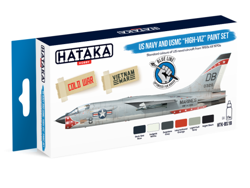 HTK-BS18 US Navy and USMC "high-viz" Paint Set