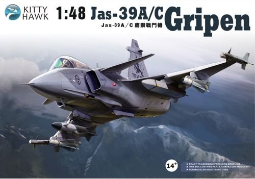 Kitty Hawk Models 1/48 Saab JAS-39A/C Gripen