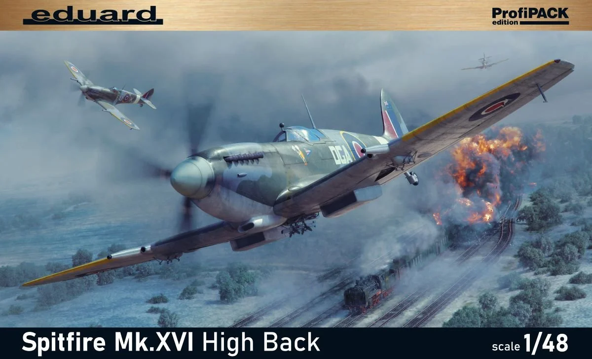 Eduard 1/48 Supermarine Spitfire Mk.XVI high back The ProfiPACK edition