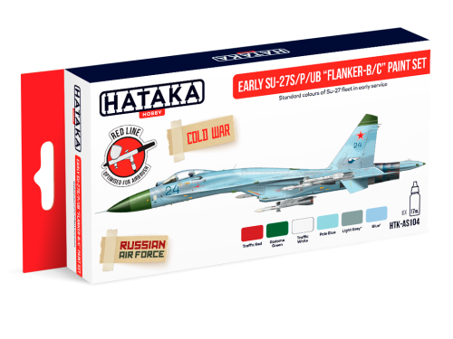 HTK-AS104 Early Su-27S/P/UB "Flanker-B/C" paint set