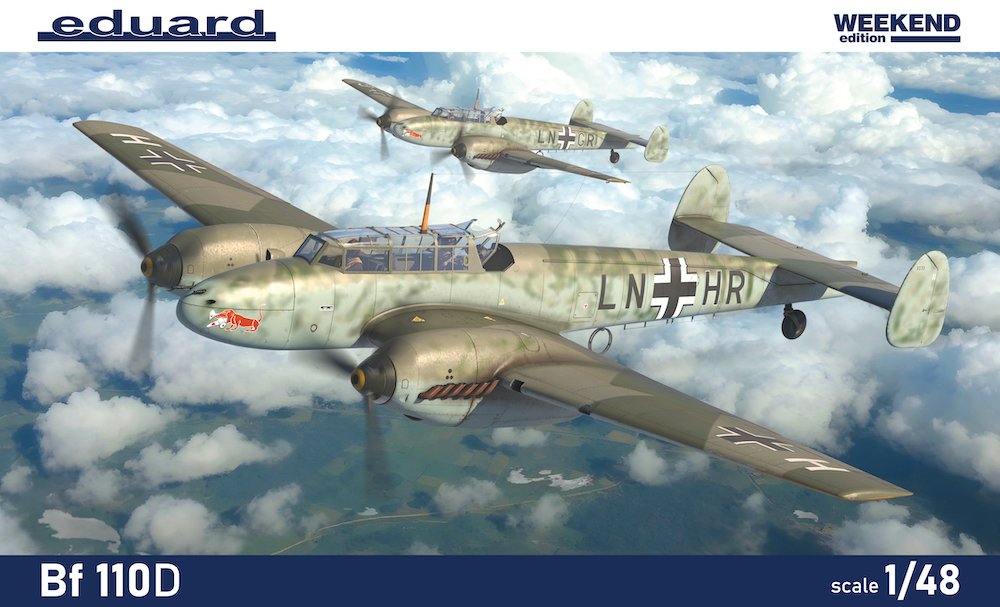 Eduard 1/48 Messerschmitt Bf-110D 1/48 kits) The Weekend edition