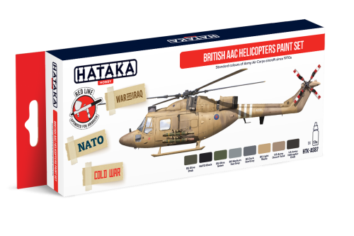 HTK-AS87 British AAC Helicopters paint set