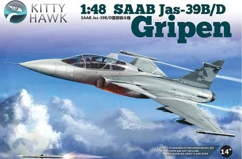 Kitty Hawk Models 1/48 Saab JAS-39B/D Gripen