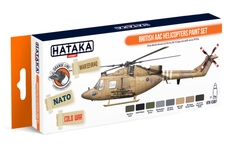 HTK-CS87 British AAC Helicopters paint set