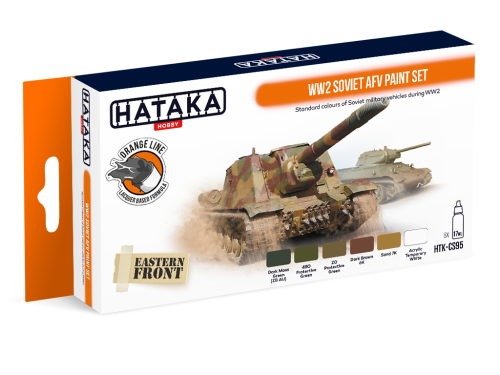 HTK-CS95 WW2 Soviet AFV paint set