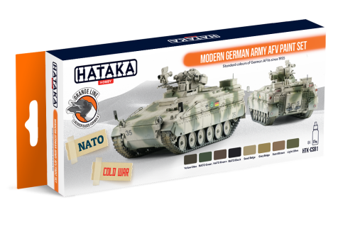 HTK-CS81 Modern German Army AFV paint set