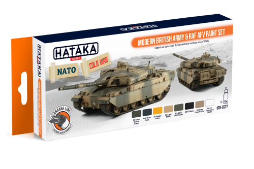 HTK-CS77 Modern British Army & RAF AFV paint set