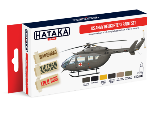 HTK-AS19 US Army Helicopters Paint Set