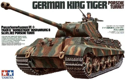 Tamiya TA35169 1/35 Pz.Kpfw.VI King Tiger Sd.Kfz.182 with Porsche Turret