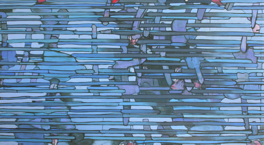 A Pause in the Digital Void 39″ x 69″ 2014