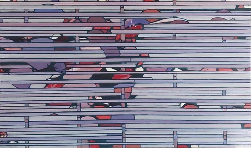 Lady in Waiting 41" x 69" 2022