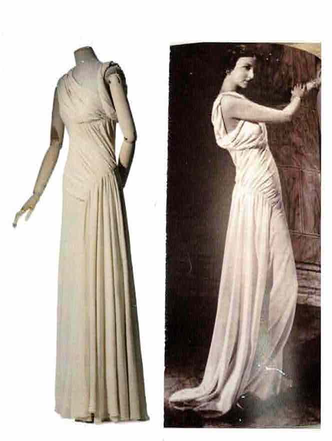 madame gres asymmetric ruching